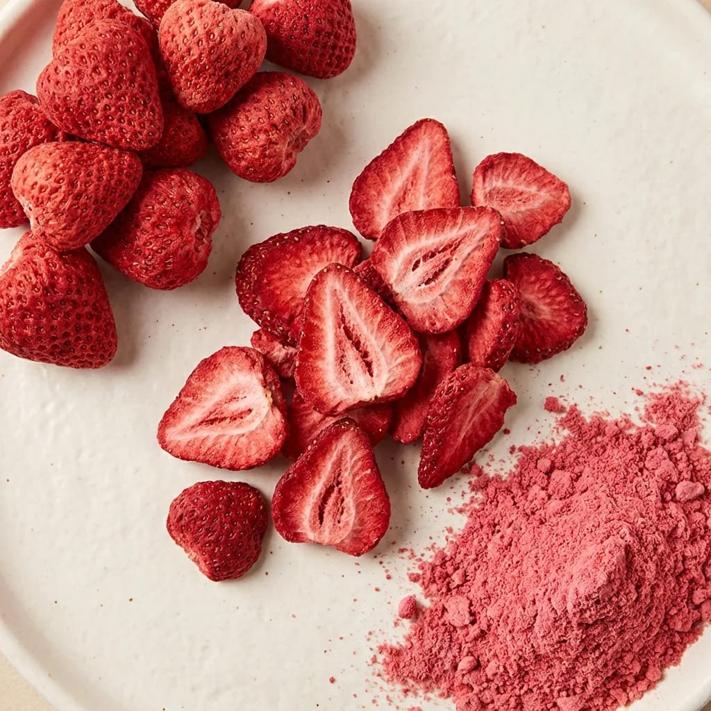 Freeze-dried strawberry